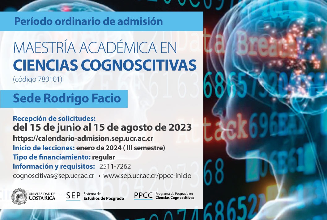 informacion de ingreso a la maestria en el ciencias cognoscitivas